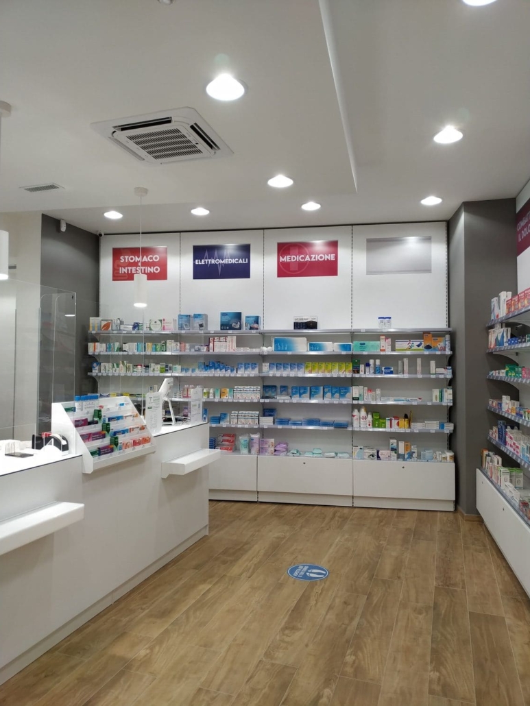 Arredamento farmacia Cantafio