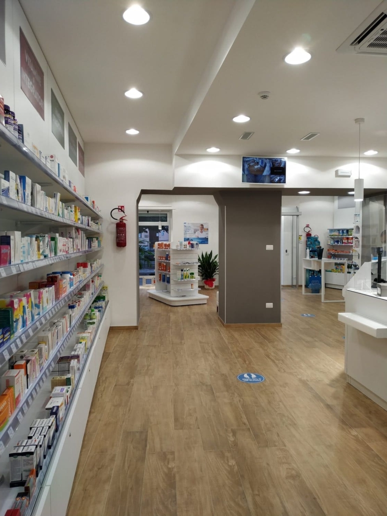 Arredamento farmacia Cantafio