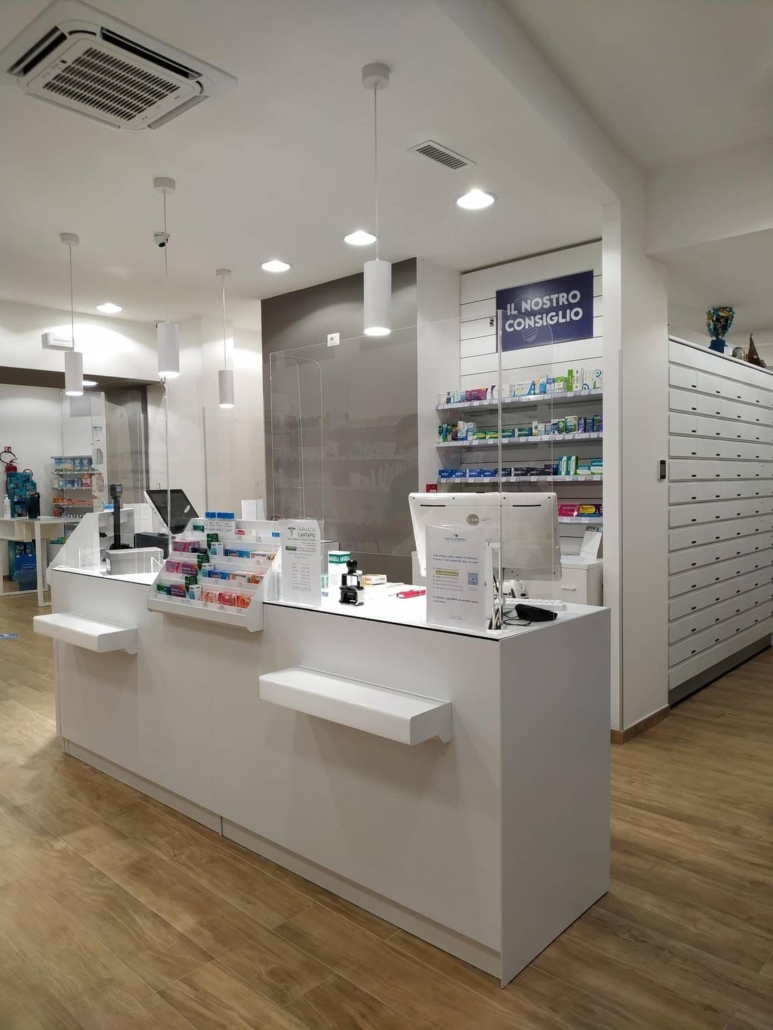Arredamento farmacia Cantafio