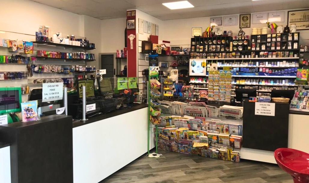 Arredamento per tabaccherie e ricevitorie